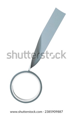 Colored sticker paper tape with a white background