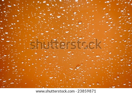rain drops on glass