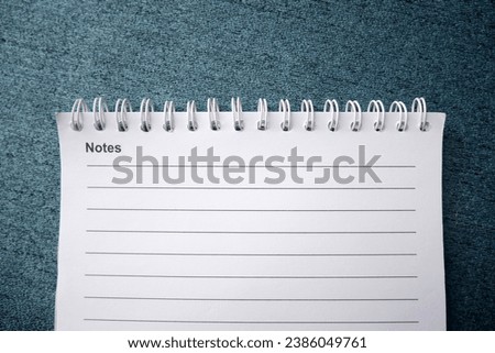 Open empty spiral book sheet on light background, copy space