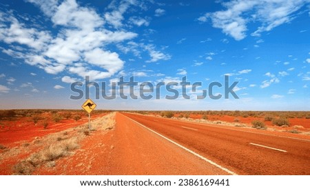 Northern Territory, Australia - Driving in the outback of Australia's Northern Territory. Royalty-Free Stock Photo #2386169441