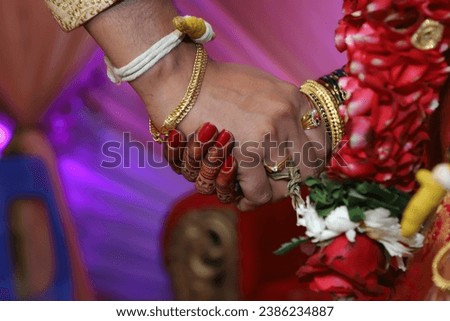 An indian traditional wedding picture