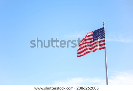 US flag, a powerful symbol of patriotism, unity, and love for the United States