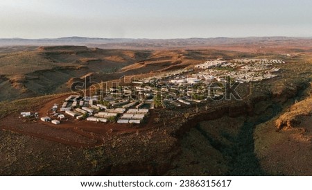 Mining camp site in Australia