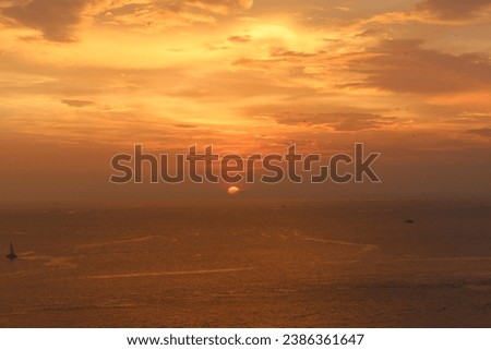 The sea at Phuket in golden hour