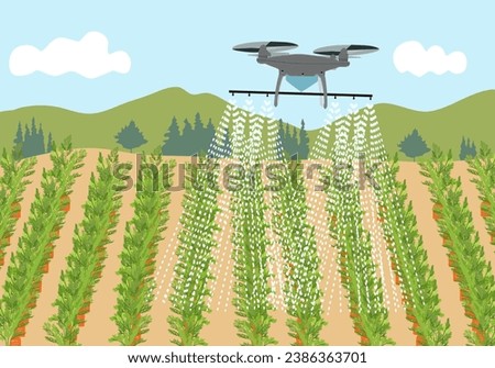 Smart farming is about using the new technologies which have arisen at the dawn of the Fourth Industrial Revolution in the areas of agriculture and cattle production to increase production quantity an Royalty-Free Stock Photo #2386363701