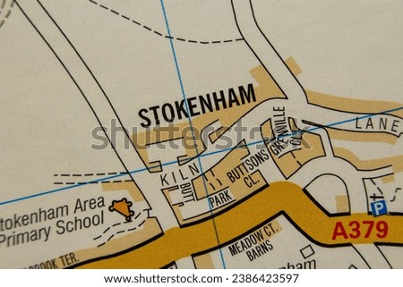 Stokenham, Devon, England, United Kingdom atlas map town name