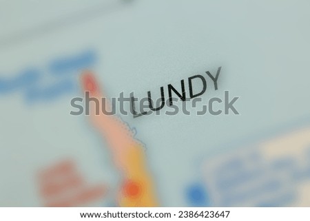 Lundy, Devon, England, United Kingdom atlas local map town and district plan name tilt-shift