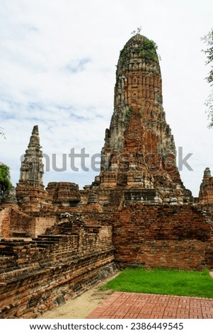 Wat Phra Ram at Ayutthaya in Thailand. This monastery was built in 1369 CE on the cremation site for Ayutthaya’s first king