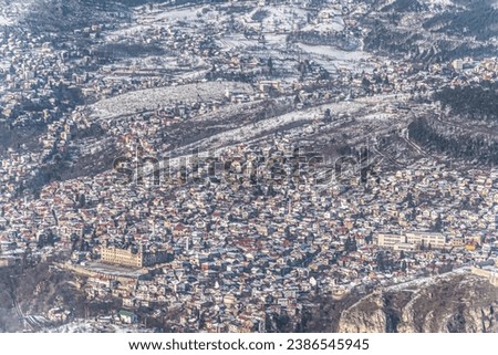 Sarajevo cityscape  in Sarajevo, Bosnia and Herzegovina