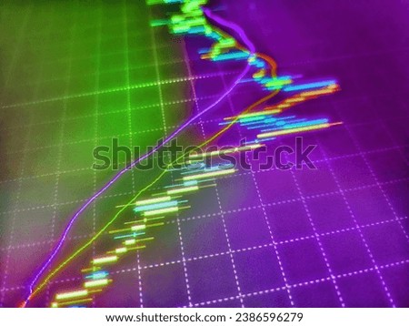 Coin Bitcoin, ETH and XRP on background cryptocurrency trading chart on computer screen. Stock market concept. Stock trading, crypto currency background