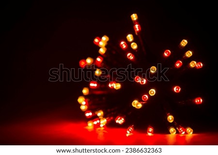  Christmas Lights Fantasy Collection. These magical lights will transport your projects to a realm of festive enchantment, adding a whimsical touch to your holiday themed designs. Royalty-Free Stock Photo #2386632363
