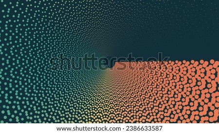 Abstract rainbow color spiral logo vortex background