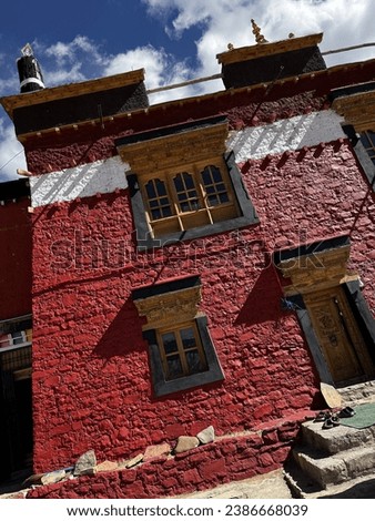 Komic village, Lahaul-Spiti, Himachal Pradesh, India, October 2023 Royalty-Free Stock Photo #2386668039