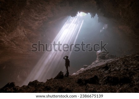 The beauty of Jomblang Cave, Gunungkidul, Yogyakarta