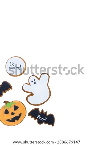 Halloween Decors On white Background
