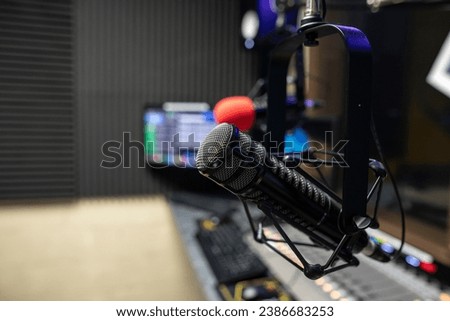 On Air Radio Microphone Broadcasting