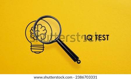 IQ test or intelligence Quotient.IQ test for employees.