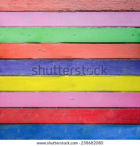Colorful of wood