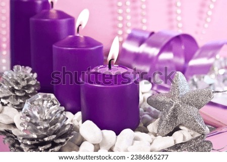 Candles for hope love and happy for you and all humankind Royalty-Free Stock Photo #2386865277