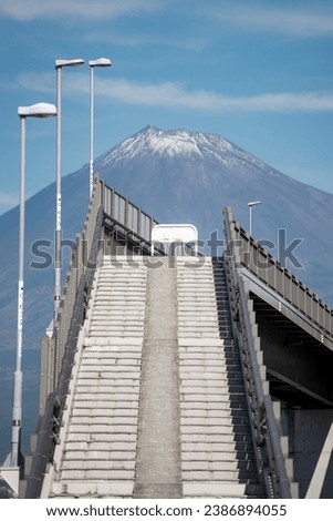 Mount Fuji from  Shizuoka, Japan Royalty-Free Stock Photo #2386894055