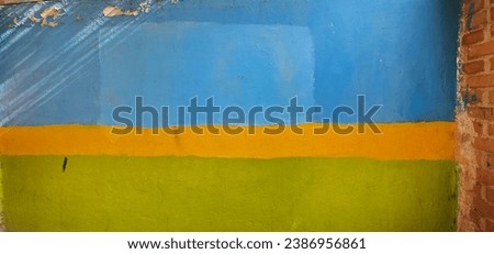 colorful background and texture of a wall in park.  Royalty-Free Stock Photo #2386956861