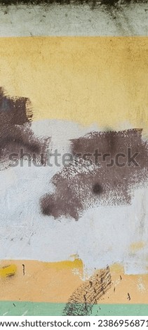 colorful background and texture of a wall in park.  Royalty-Free Stock Photo #2386956871