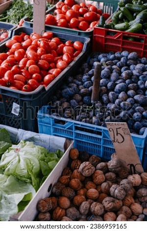 green organic local food market 