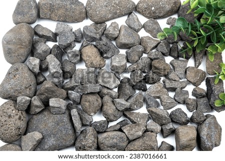 lots of rocks for the background