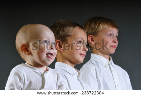 Three brothers portrait 