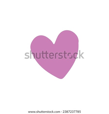 Heart icon. Simple style gift shop big sale poster background symbol. Like button. Heart brand logo design element. Heart t-shirt printing. Vector for sticker.