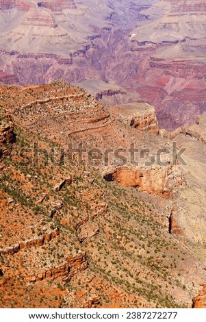 Vertical photo of Grand Canyon in the national park