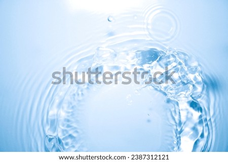Giving it a refreshing nature and blurring the softness of the water surface.