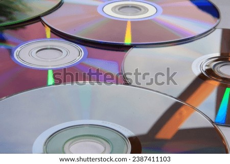 lots of CD's and DVD's
