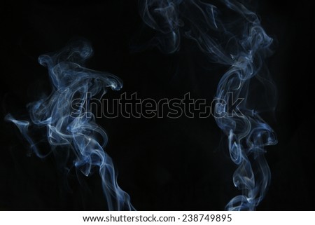 abstract photo of blue Smoke