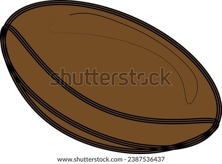 
Simple Rugby ball element. Rugby is a variation of the sport of football that originates from England