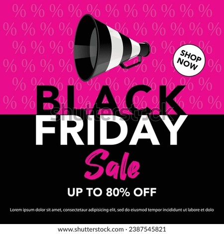 Black Friday Sale background. Black friday sale banner design. vector illustration