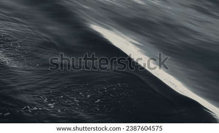 Surface Wave reflection metallic texture wave with little bubble curve curl swell monotone low key, South Andaman, Ocean, Wallpaper