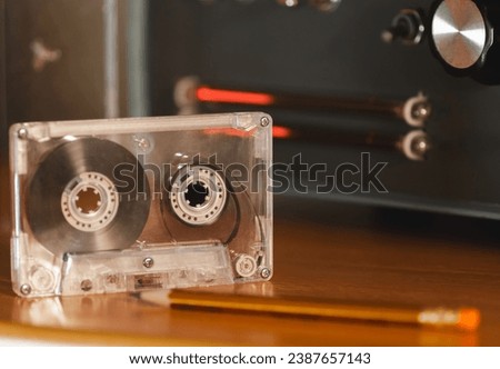 cassette in the background lamp indicator
