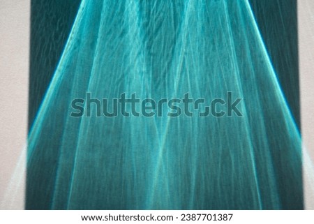 Abstract blue caustic strobe prism texture overlay. Summer copy paste background