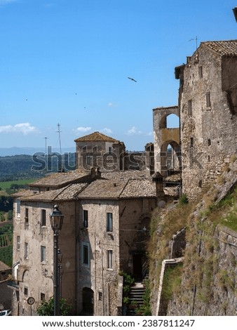 Castiglione in Teverina, historic town in Viterbo province, Lazio, Italy