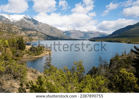 Epuyen lake viewpoint, Patagonia Argentina.