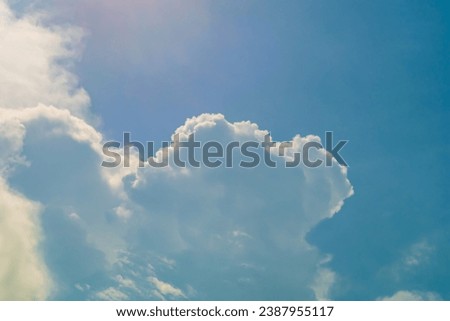 Extraordinarily beautiful clouds appeared in the sky. The forces of nature that can move such large amounts of water over long distances. Template, Background, Screensaver, dramatic cloudscape.