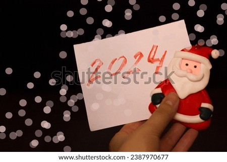 2024 New year Santa card.