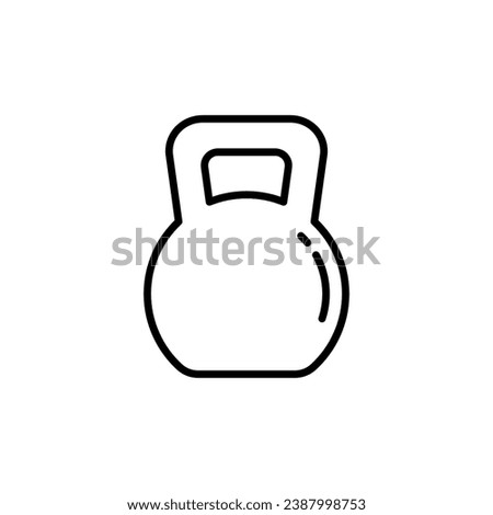 Kettle Bell icon vector design templates simple and modern	