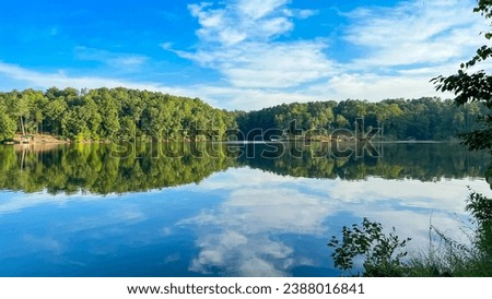 Hickory Lake In Hickory, NC Royalty-Free Stock Photo #2388016841