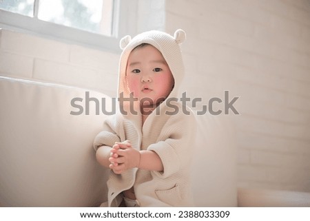chinese kids smile girl chappiness Royalty-Free Stock Photo #2388033309