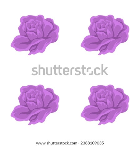 Flower pattern vector illustration. The flowery design added touch elegance to room The flowered curtains brought sense freshness to space The flowering plants in garden created colorful and bloomy Royalty-Free Stock Photo #2388109035