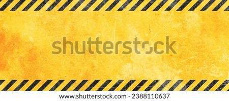 Grunge yellow and black diagonal stripes. black and yellow warning line striped background Royalty-Free Stock Photo #2388110637