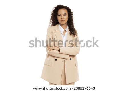 PNG,Attractive businesswoman in a suit, isolated on white background