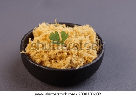 Dried Chicken Meat Floss or Abon Ayam or Serunding Royalty-Free Stock Photo #2388180609